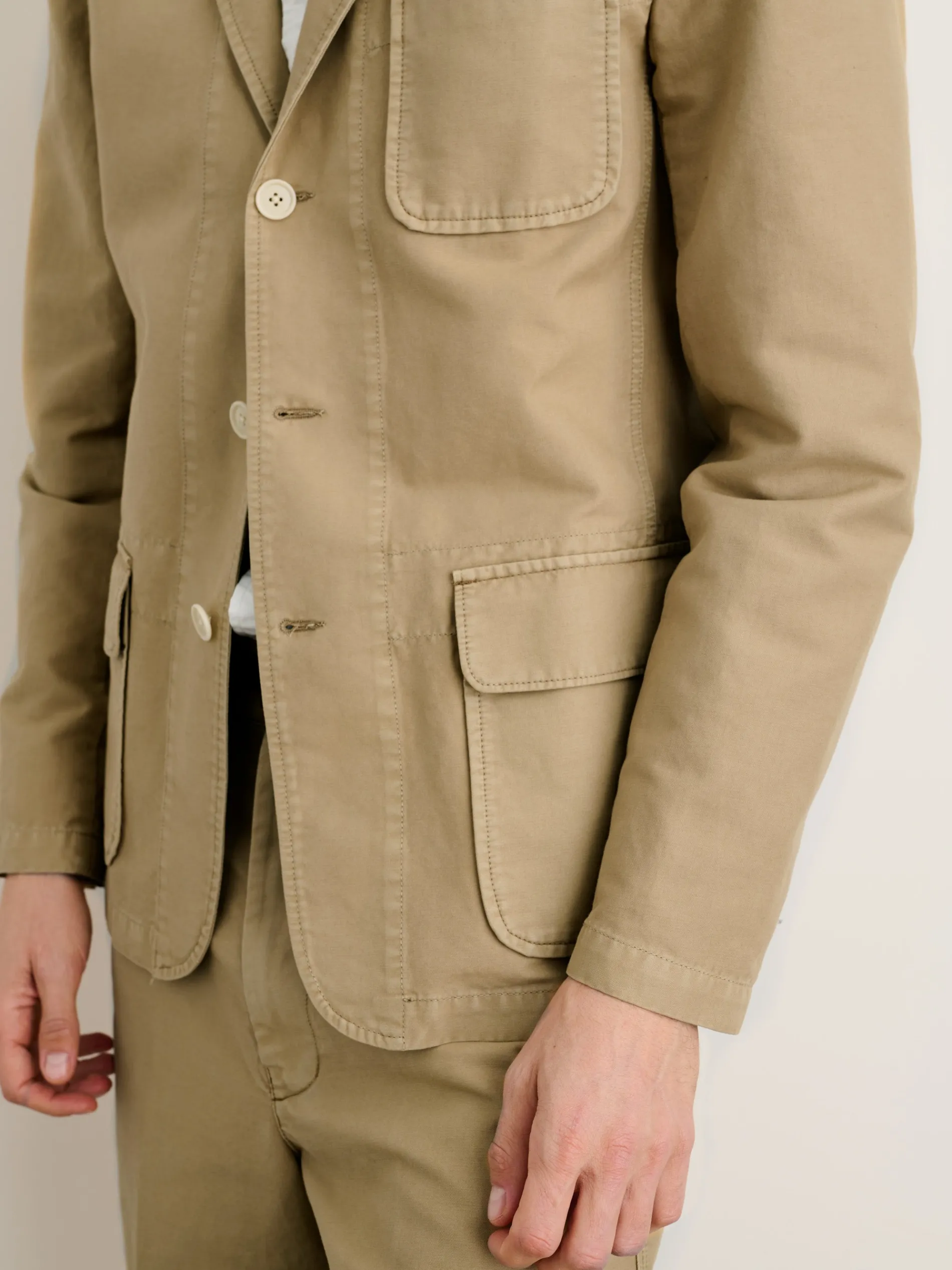 Mill Blazer In Vintage Twill