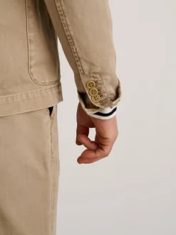 Mill Blazer In Vintage Wash Chino