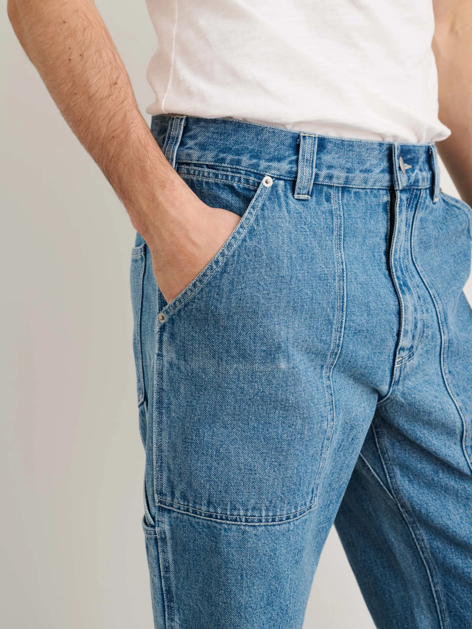 Painter Pant In Vintage Wash Denim