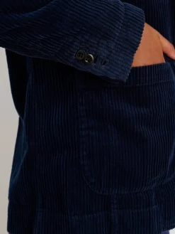 Boyish Blazer In Rugged Corduroy