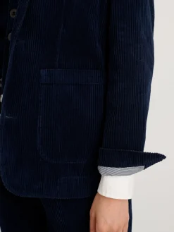 Boyish Blazer In Rugged Corduroy