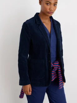Boyish Blazer In Rugged Corduroy