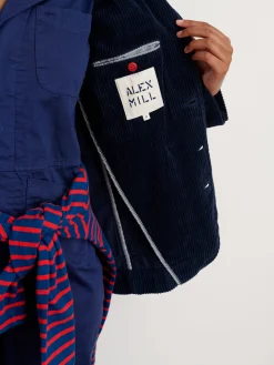 Boyish Blazer In Rugged Corduroy