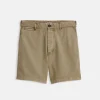 Flat Front Short In Vintage Washed Chino