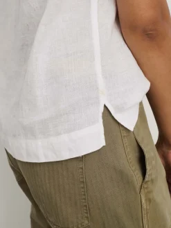 Maddie Camp Shirt In Linen