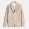 Mercer Blazer In Flax Linen