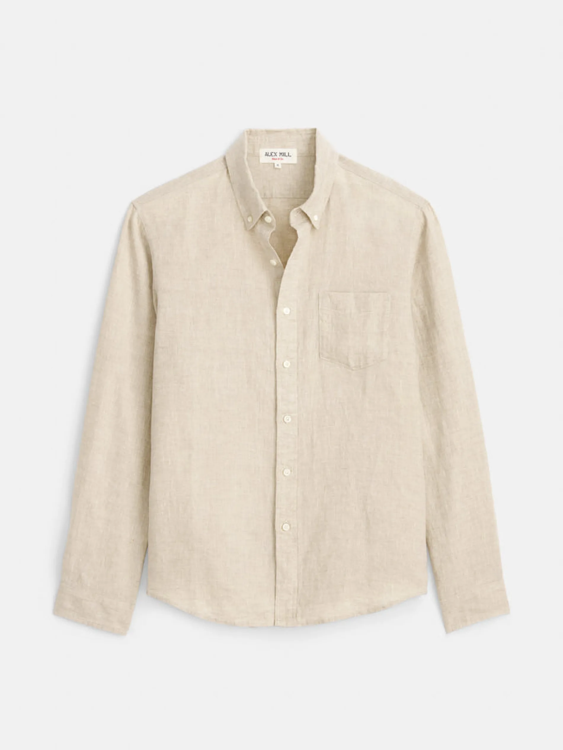 Mill Shirt In Flax Linen