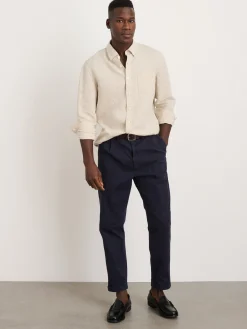 Mill Shirt In Flax Linen