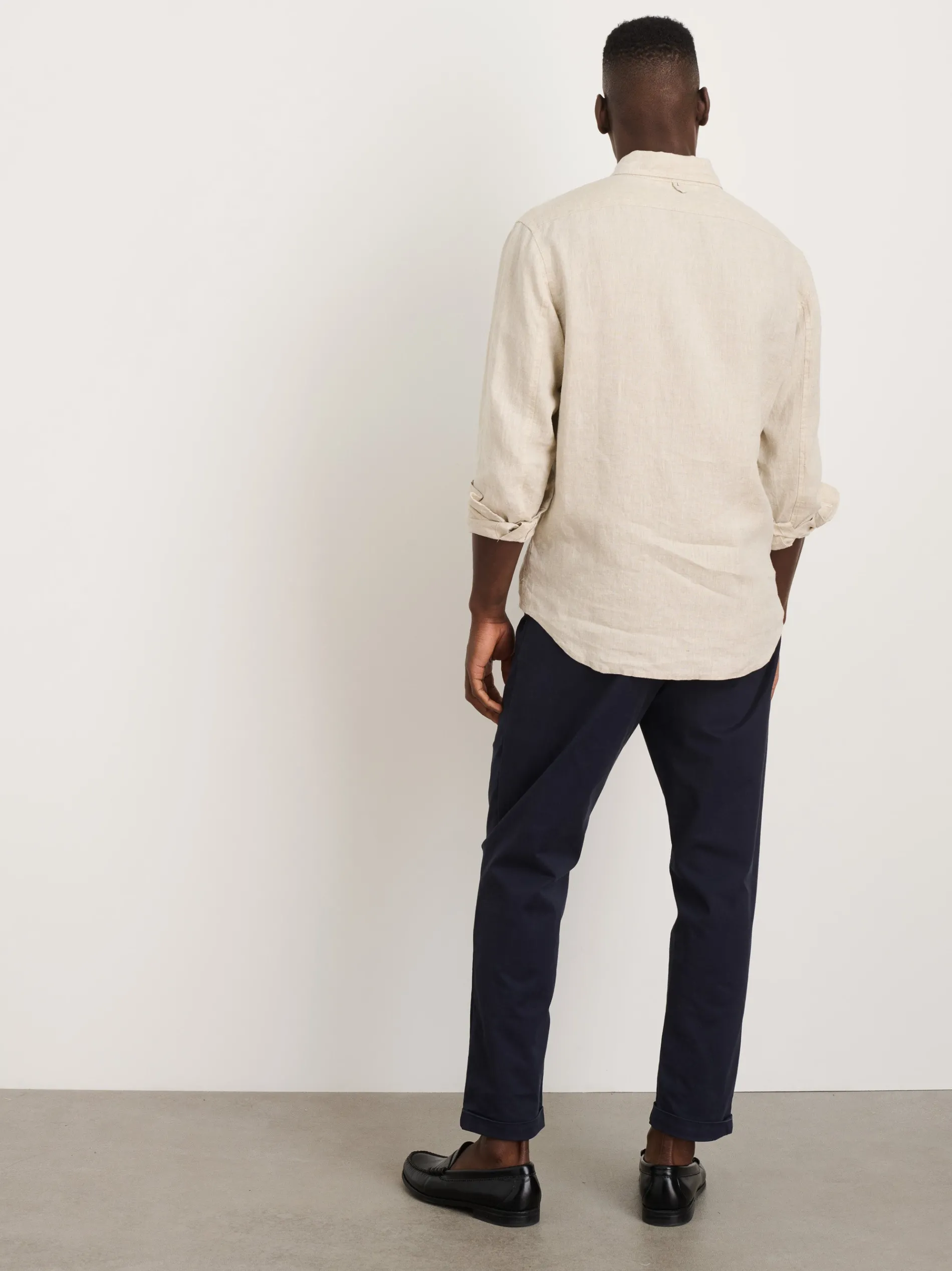 Mill Shirt In Flax Linen