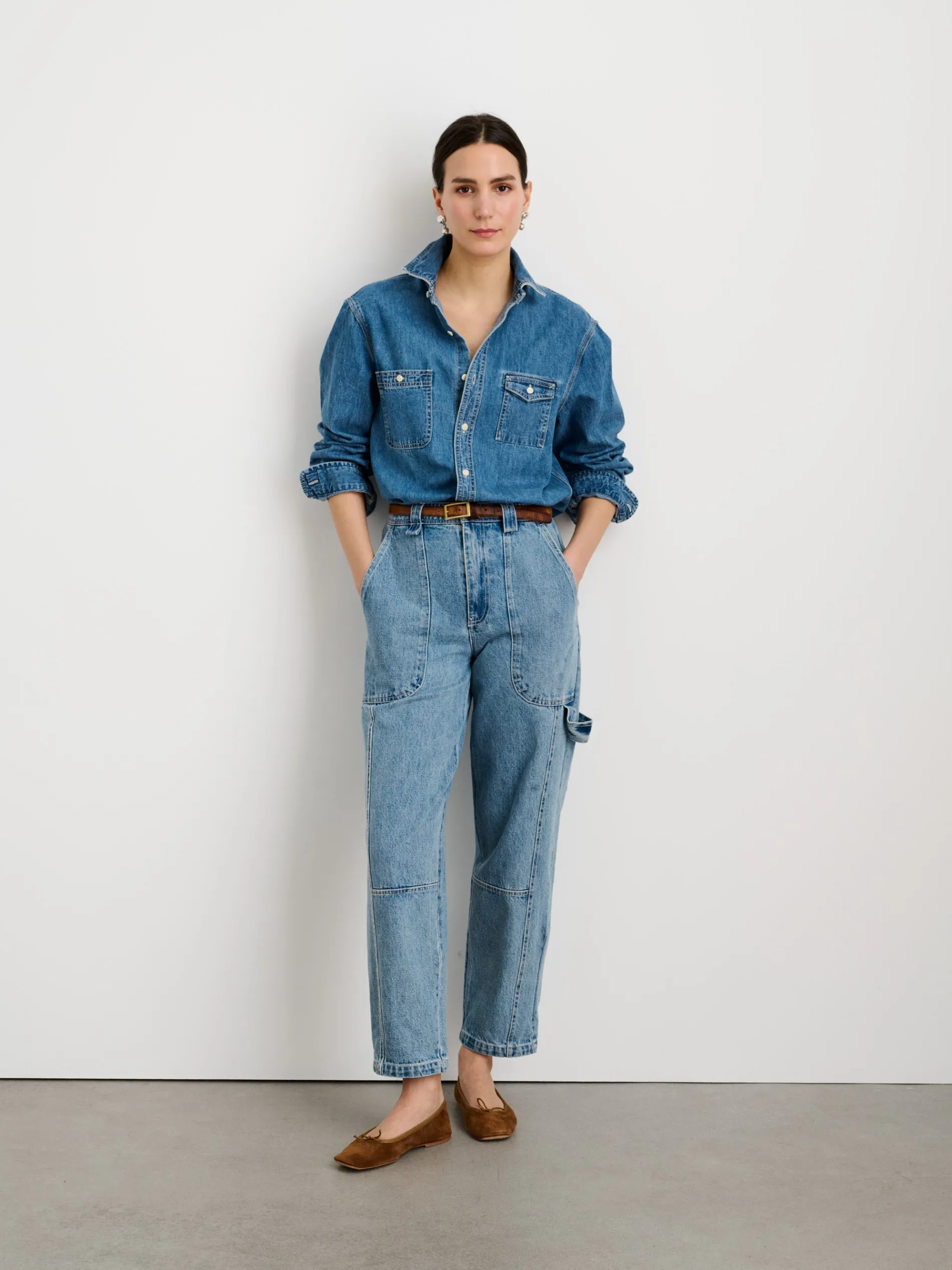 Phoebe Pant In Denim
