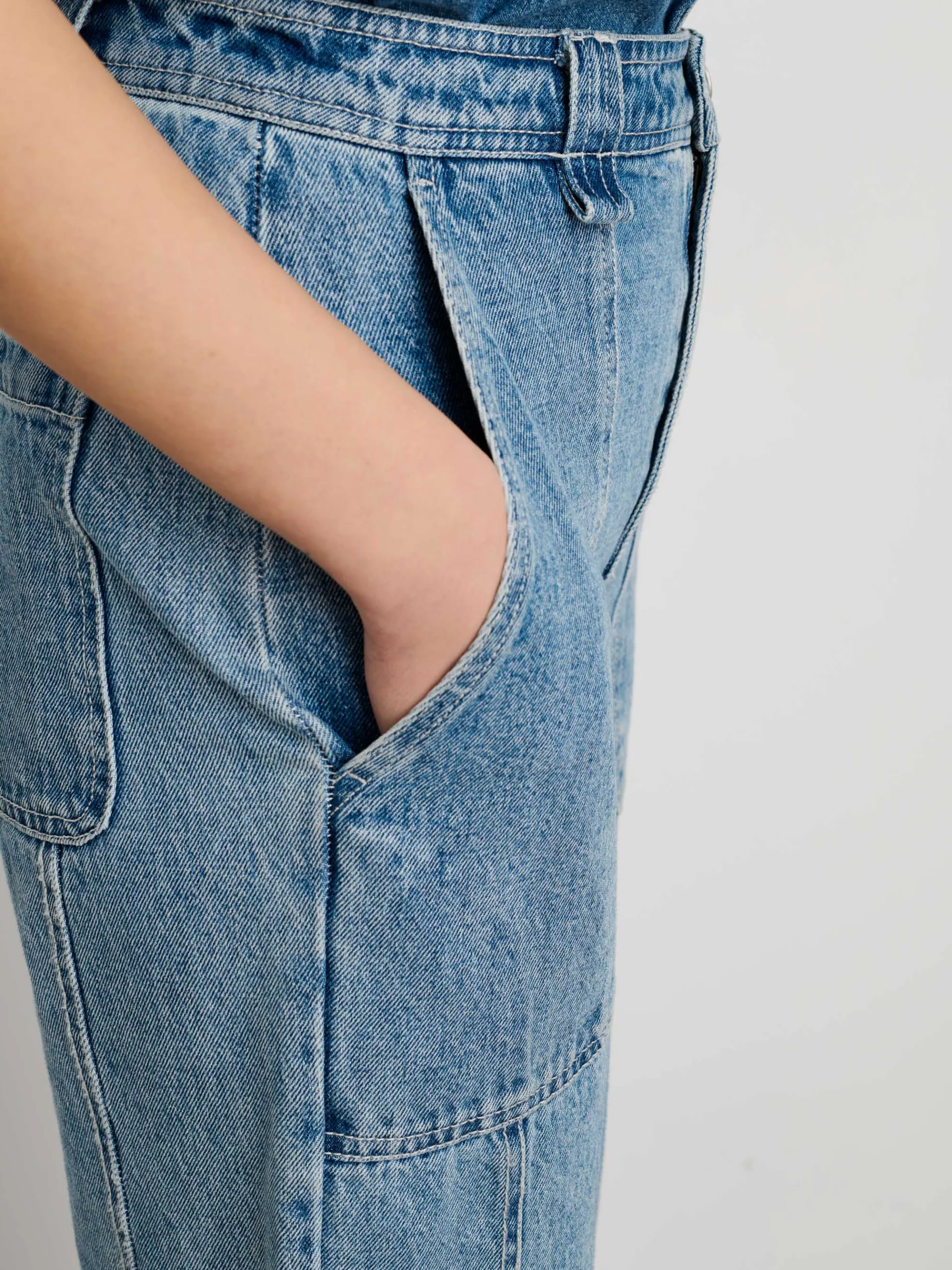 Phoebe Pant In Denim