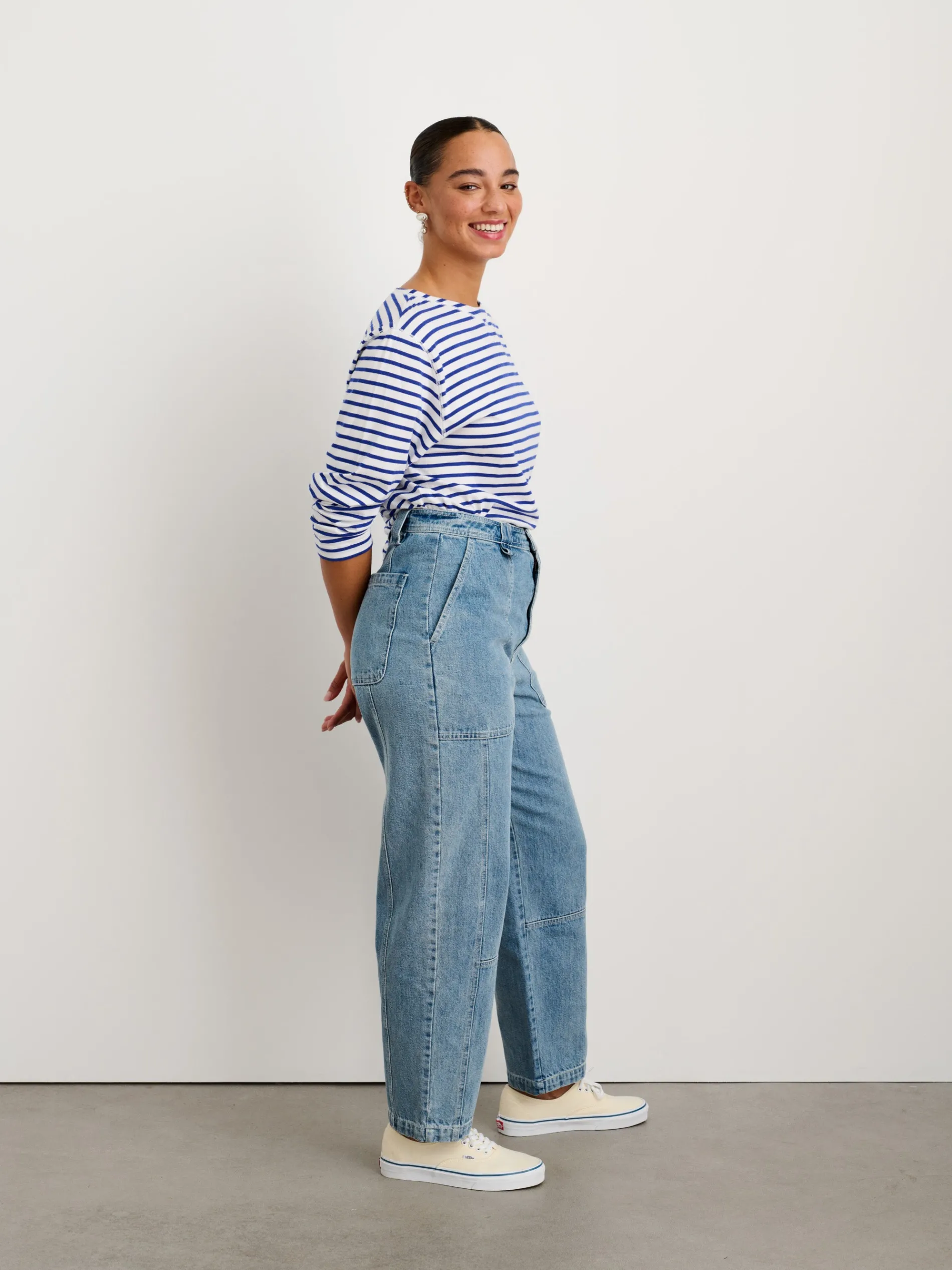 Phoebe Pant In Denim