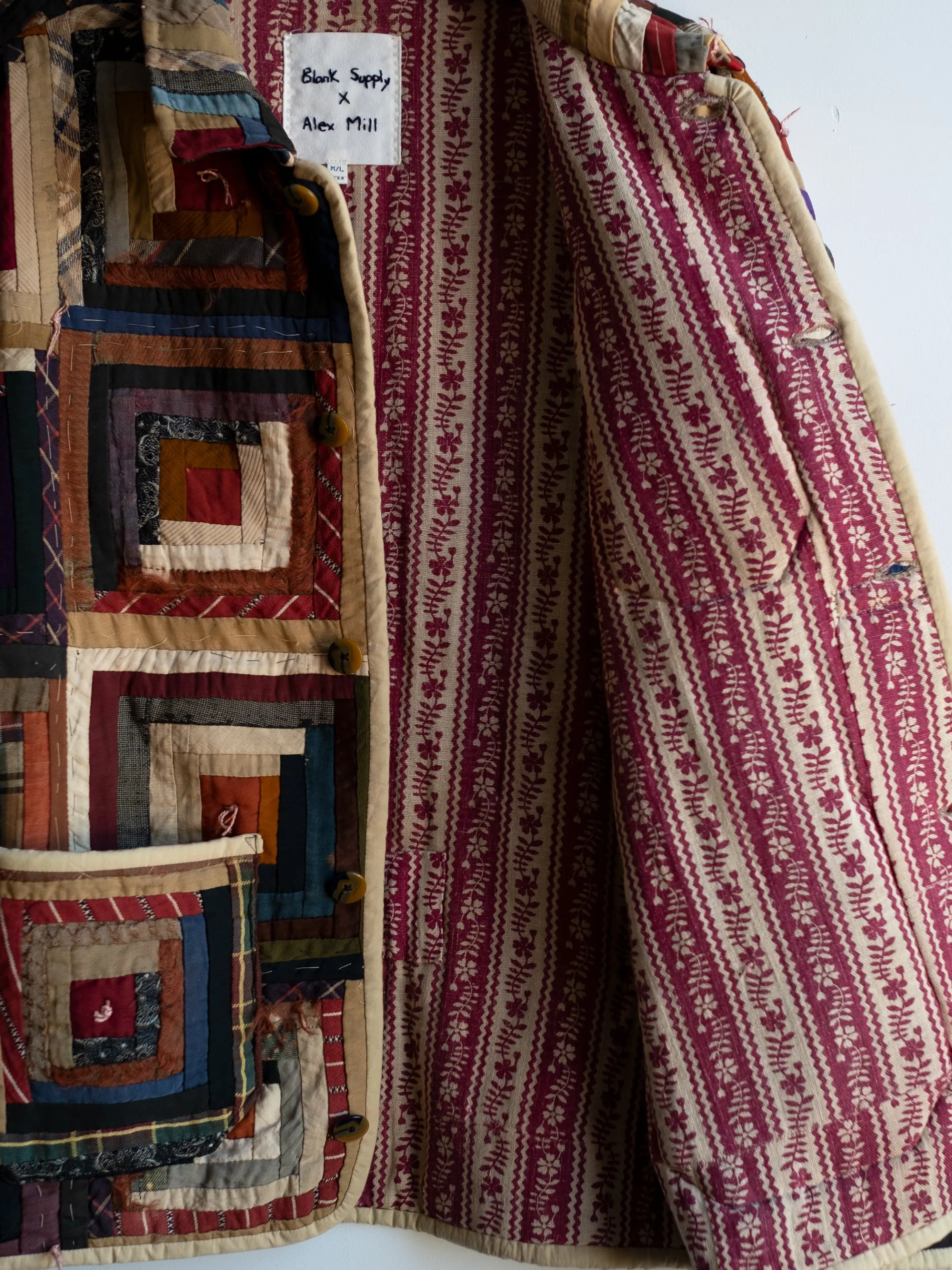 Rework Jacket In Vintage Quilts