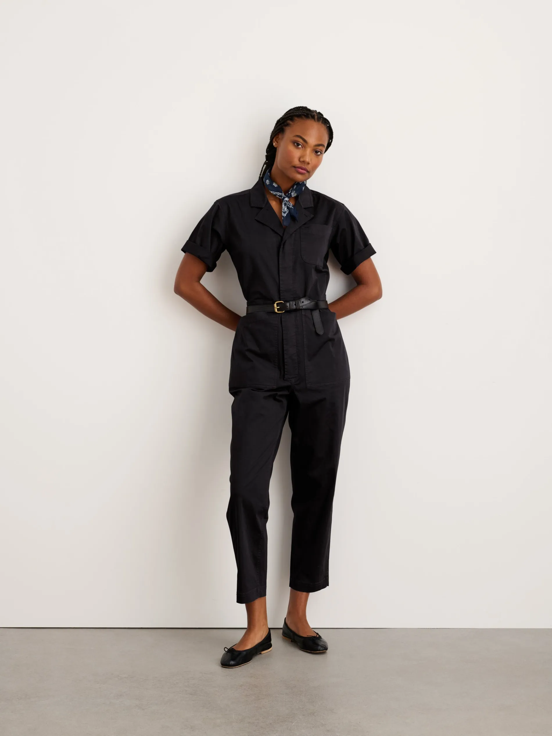 Standard Short Sleeve Jumpsuit