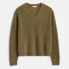 V-Neck Sweater In Lightweight Cashmere