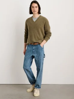 V-Neck Sweater In Lightweight Cashmere